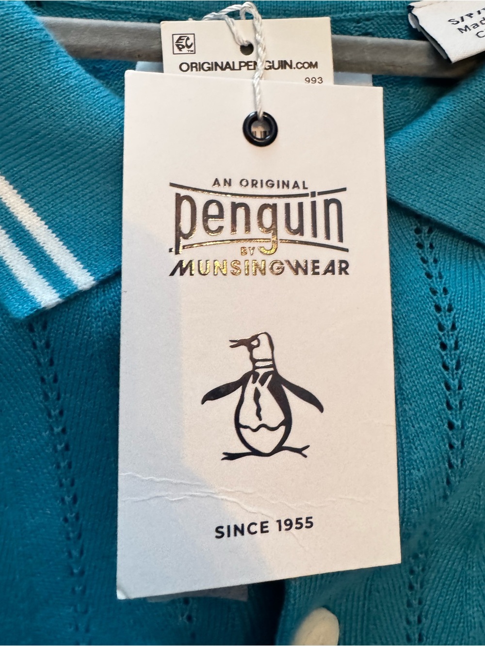 Original Penguin  Button Front Polo Shirt
Size Small (S/P/CH)
New With Tags - Picture 5 of 7